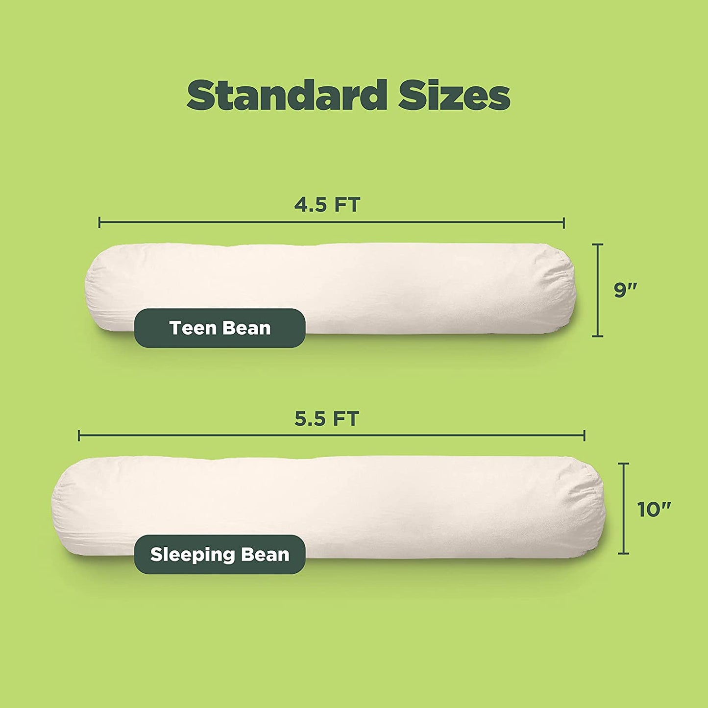 Kidney Bean "Child Size" - Sleeping Comfort Body Pillow
