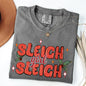 Sleigh Girl Sleigh, Christmas, Holly, Retro, Santa, Xmas Tshirt Comfort Colors T-Shirt