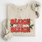 Sleigh Girl Sleigh, Christmas, Holly, Retro, Santa, Xmas Sweatshirt