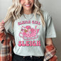 Sleigh Girl Sleigh, Christmas, Retro, Pink, Comfort Colors Tshirt