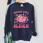 Sleigh Girl Sleigh, Christmas Retro Sweatshirt