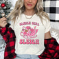 Sleigh Girl Sleigh, Christmas, Retro, Pink Super Soft Tees