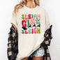 Sleigh Girl Sleigh, Santa, Christmas, Reindeer, Winter, Xmas Tshirt Comfort Colors T-Shirt