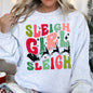 Sleigh Girl Sleigh, Santa, Christmas Sweatshirt