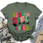 Sleigh Girl Sleigh, Santa, Christmas, Retro Super Soft Tees