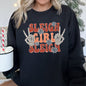 Sleigh Girl Sleigh, Skeleton, Christmas Sweatshirt