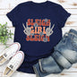 Sleigh Girl Sleigh, Skeleton, Christmas, Retro Super Soft Tees