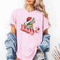 Sleighing It, Cute Kitty, Cat, Christmas, Winter, Fun, Santa, Xmas Tshirt Comfort Colors T-Shirt