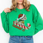 Sleighing It, Cute Kitty, Cat, Christmas, Winter, Fun, Santa, Xmas Sweatshirt
