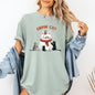 Snow Cat, Snowman, Cats, Christmas, Winter Tshirt Comfort Colors T-Shirt
