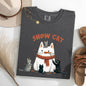 Snow Cat, Snowman, Cats, Christmas, Winter Tshirt Comfort Colors T-Shirt
