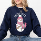 Snow Cute, Bougie, Snowman, Christmas, Winter, Xmas Sweatshirt