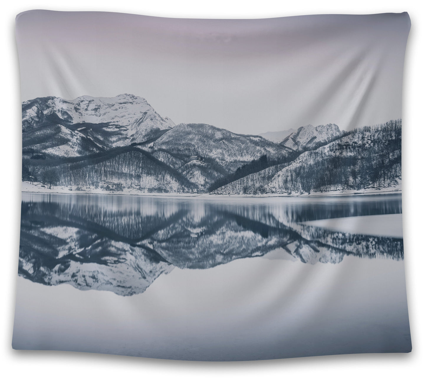 Snow Mountain Lake Tapestry