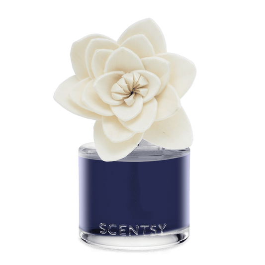 Snowed in Flannel Scentsy Poinsettia Flower