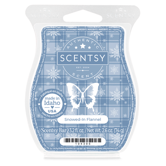 Snowed in Flannel Scentsy Wax Bar