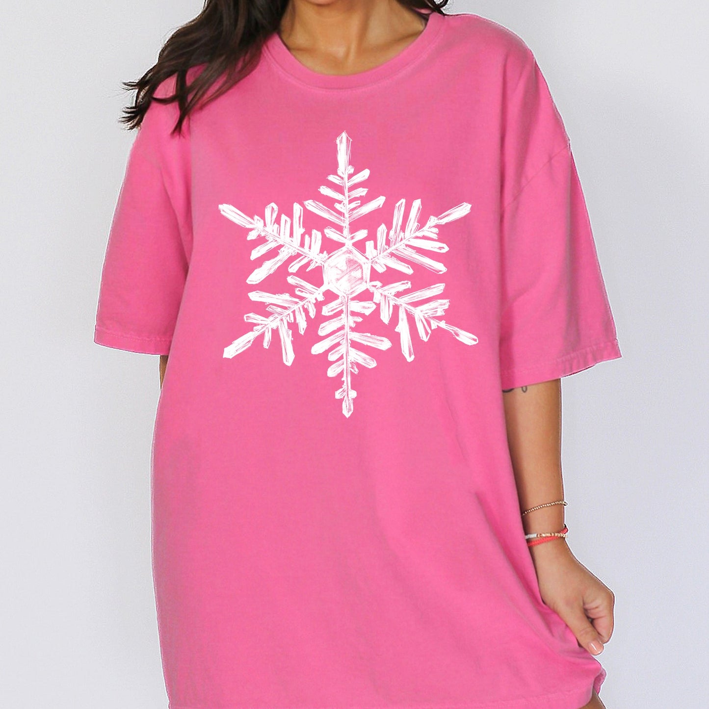 Snowflake, Beautiful, Winter, Christmas, Snow, Xmas Tshirt Comfort Colors T-Shirt