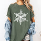Snowflake, Beautiful, Winter, Christmas, Snow, Xmas Tshirt Comfort Colors T-Shirt