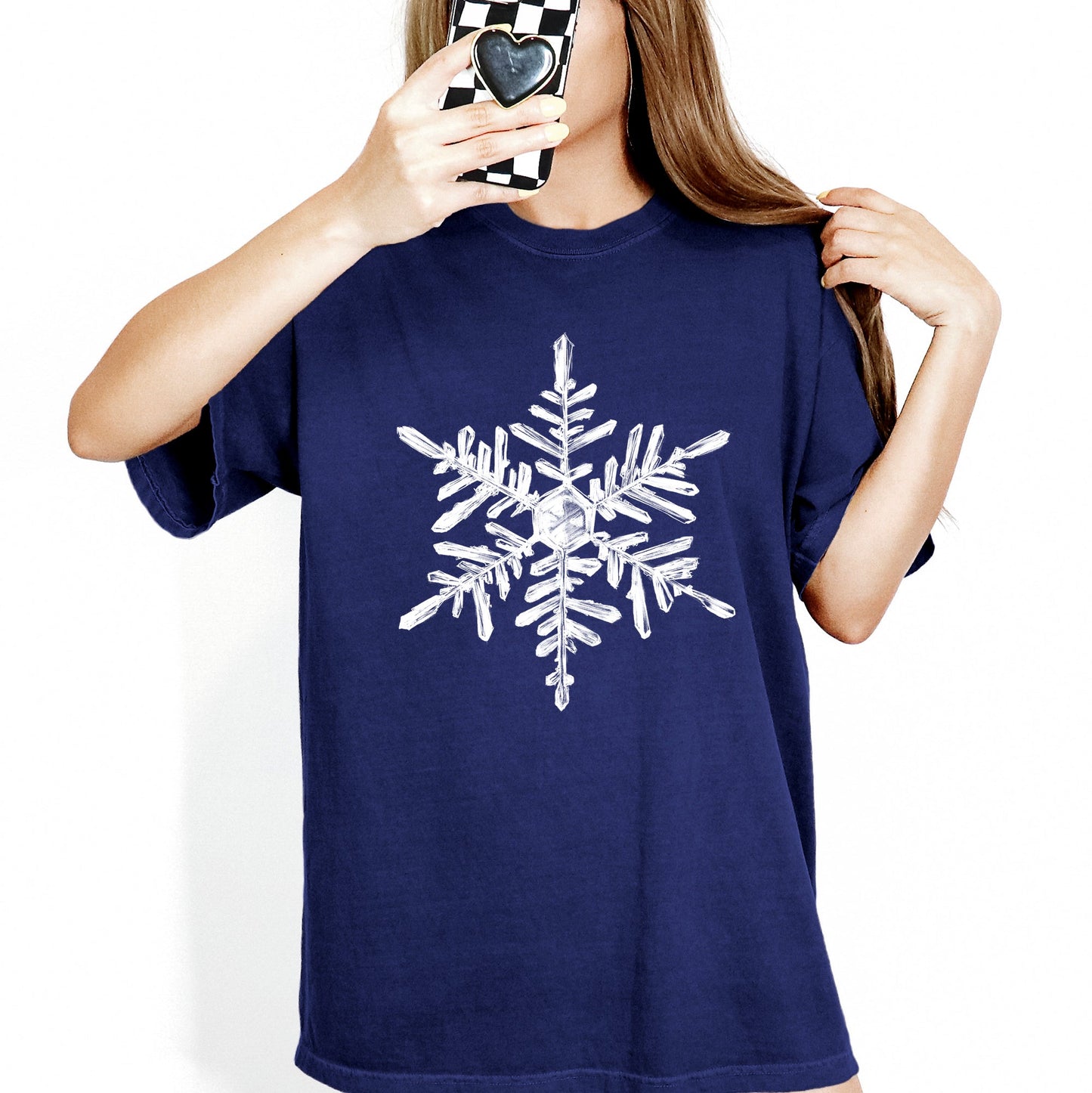 Snowflake, Beautiful, Winter, Christmas, Snow, Xmas Tshirt Comfort Colors T-Shirt