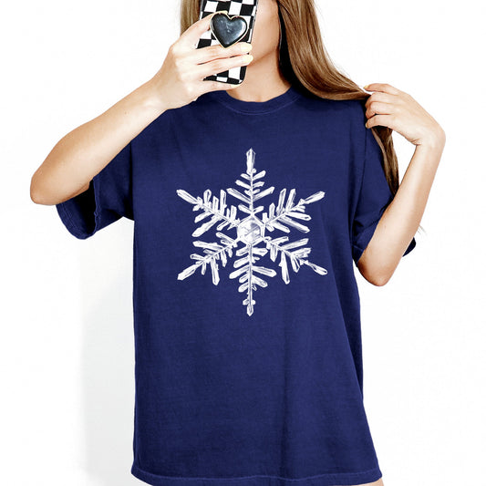 Snowflake, Beautiful, Winter, Christmas, Snow, Xmas Tshirt Comfort Colors T-Shirt