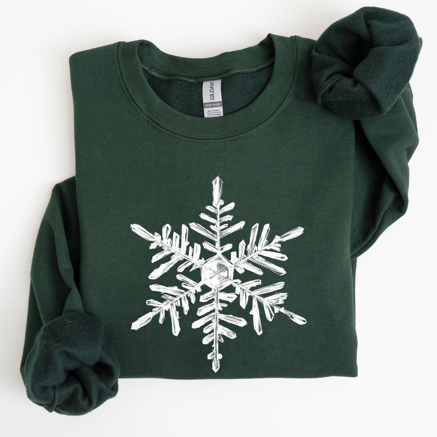 Snowflake, Beautiful, Winter, Christmas, Snow, Xmas Sweatshirt