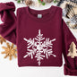 Snowflake, Beautiful, Winter, Christmas, Snow, Xmas Sweatshirt