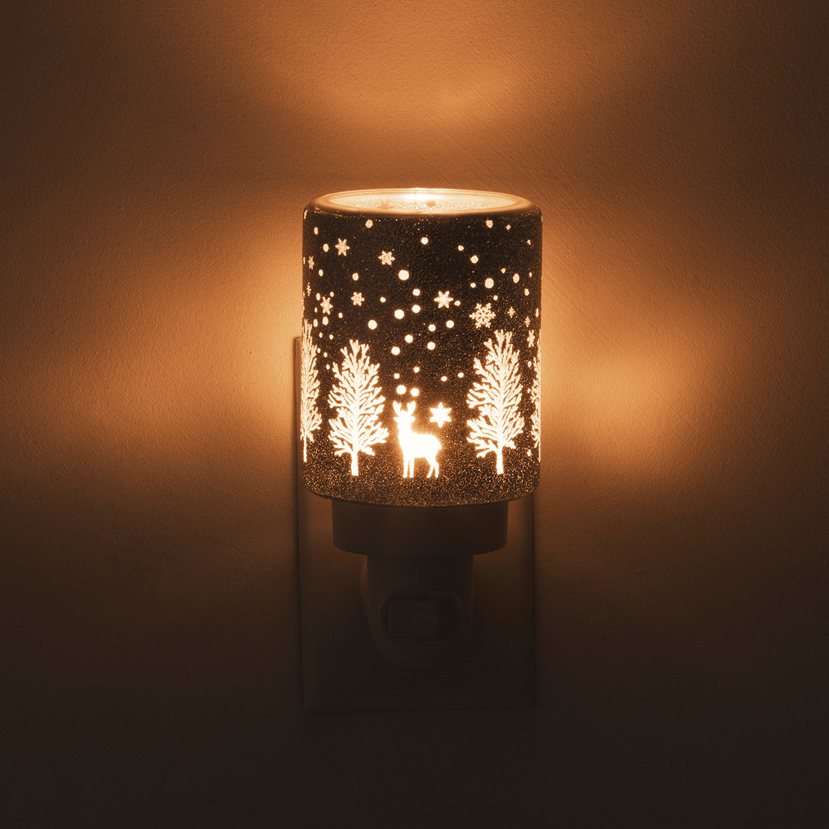 Snowy Glitter Scentsy Mini Warmer