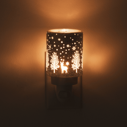 Snowy Glitter Scentsy Mini Warmer