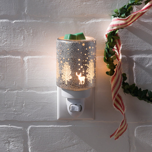 Snowy Glitter Scentsy Mini Warmer