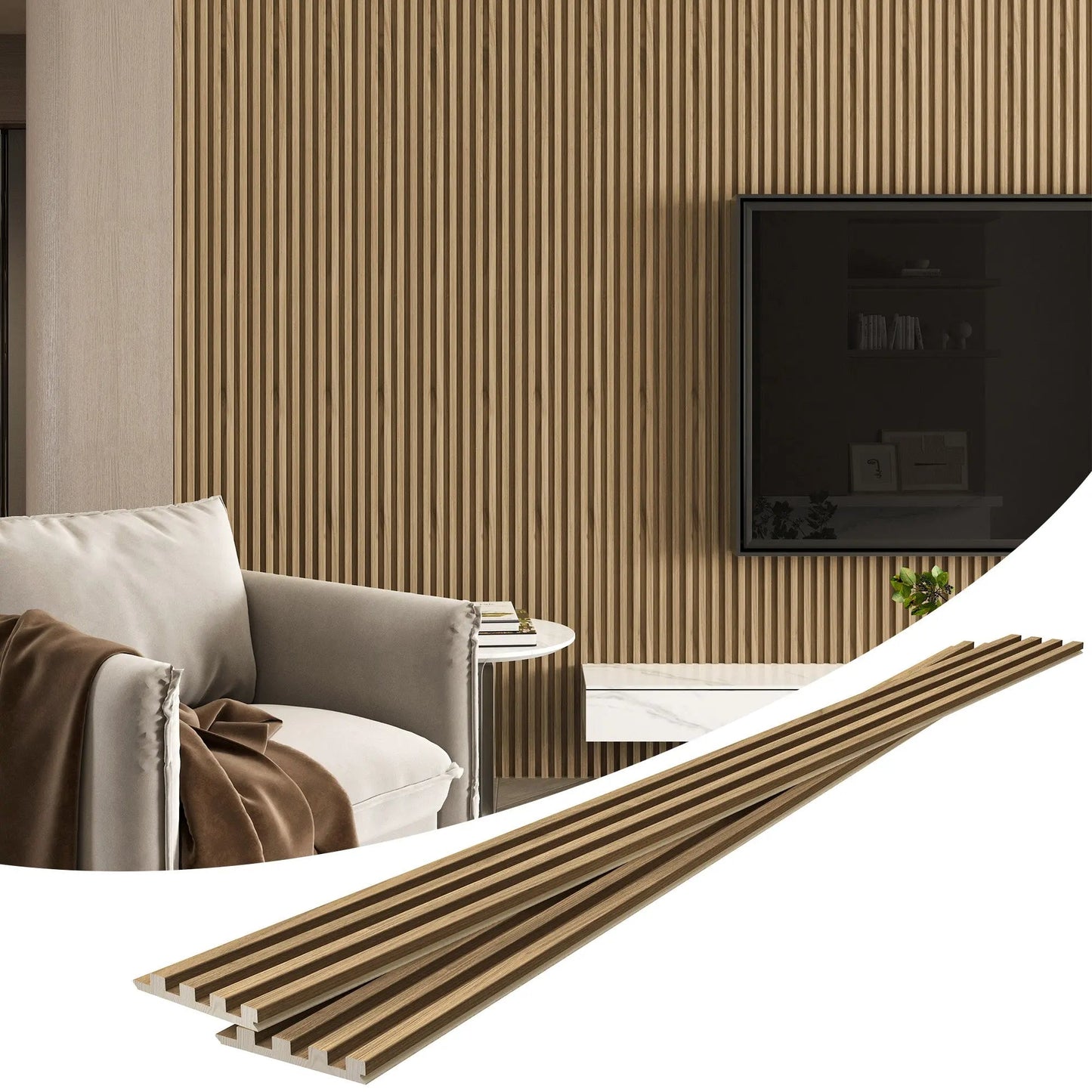 94.5" x 5.5" Solid Pine Wall Panels (4 Panels Per Box)
