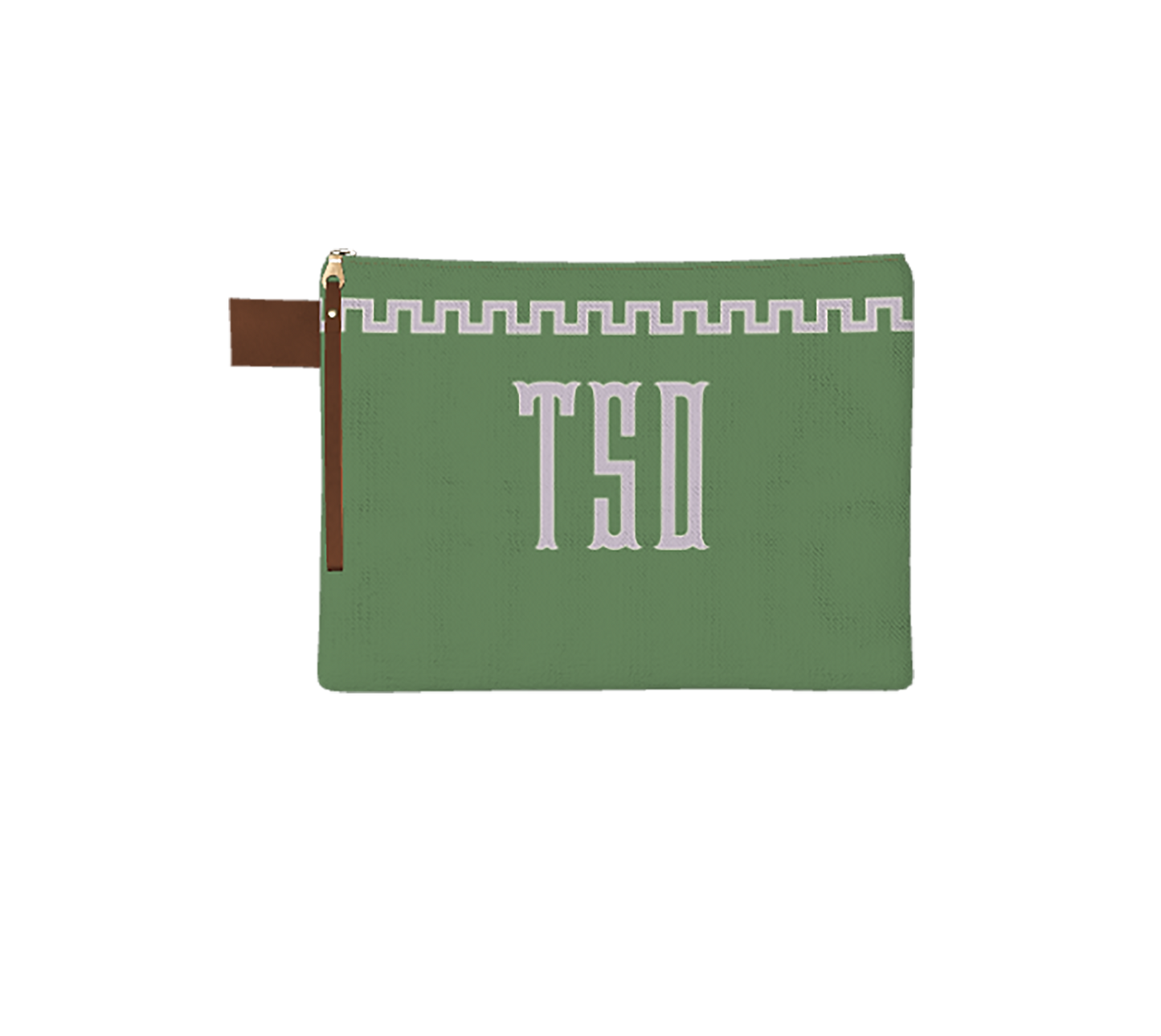 Solid Zipper Pouch