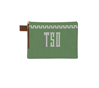 Solid Zipper Pouch