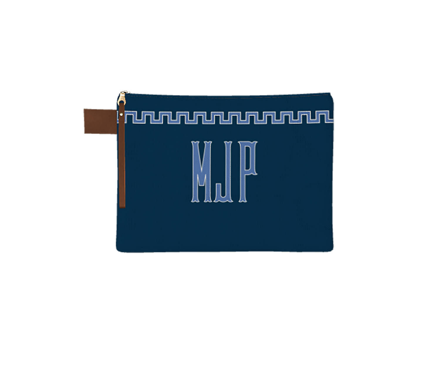 Solid Zipper Pouch