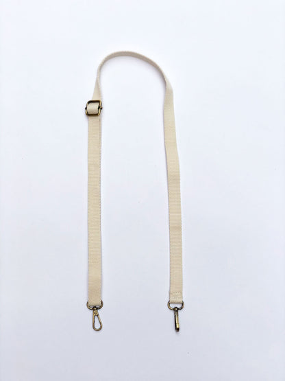 Solid Skinny Strap in Cream