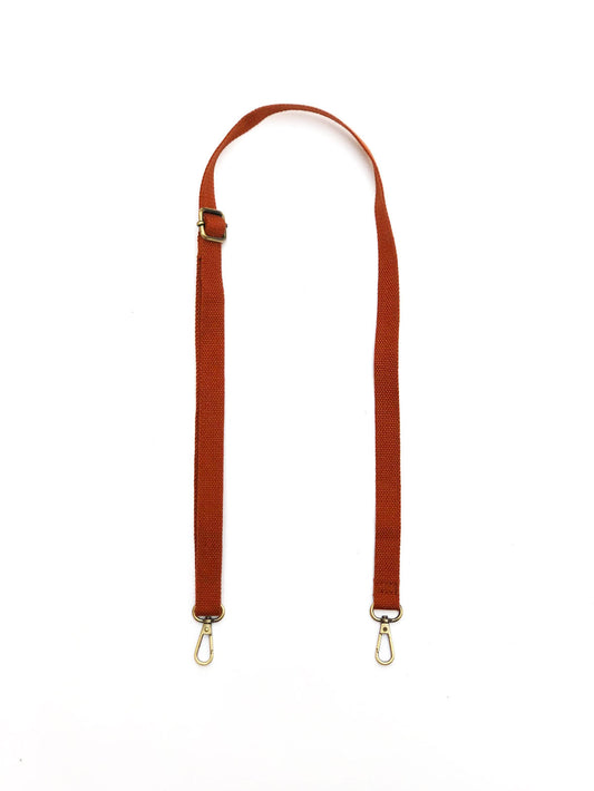 Solid Skinny Strap in Rust