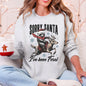 Sorry Santa, I've Been Feral, Christmas Raccoon, Funny Sweatshirt