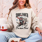 Sorry Santa, I've Been Feral, Christmas Raccoon, Funny Sweatshirt
