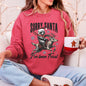 Sorry Santa, I've Been Feral, Christmas Raccoon, Funny Sweatshirt