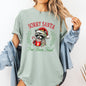 Sorry Santa, I've Been Feral, Raccoon, Hot Chocolate, Christmas, Funny, Cute, Xmas Tshirt Comfort Colors T-Shirt