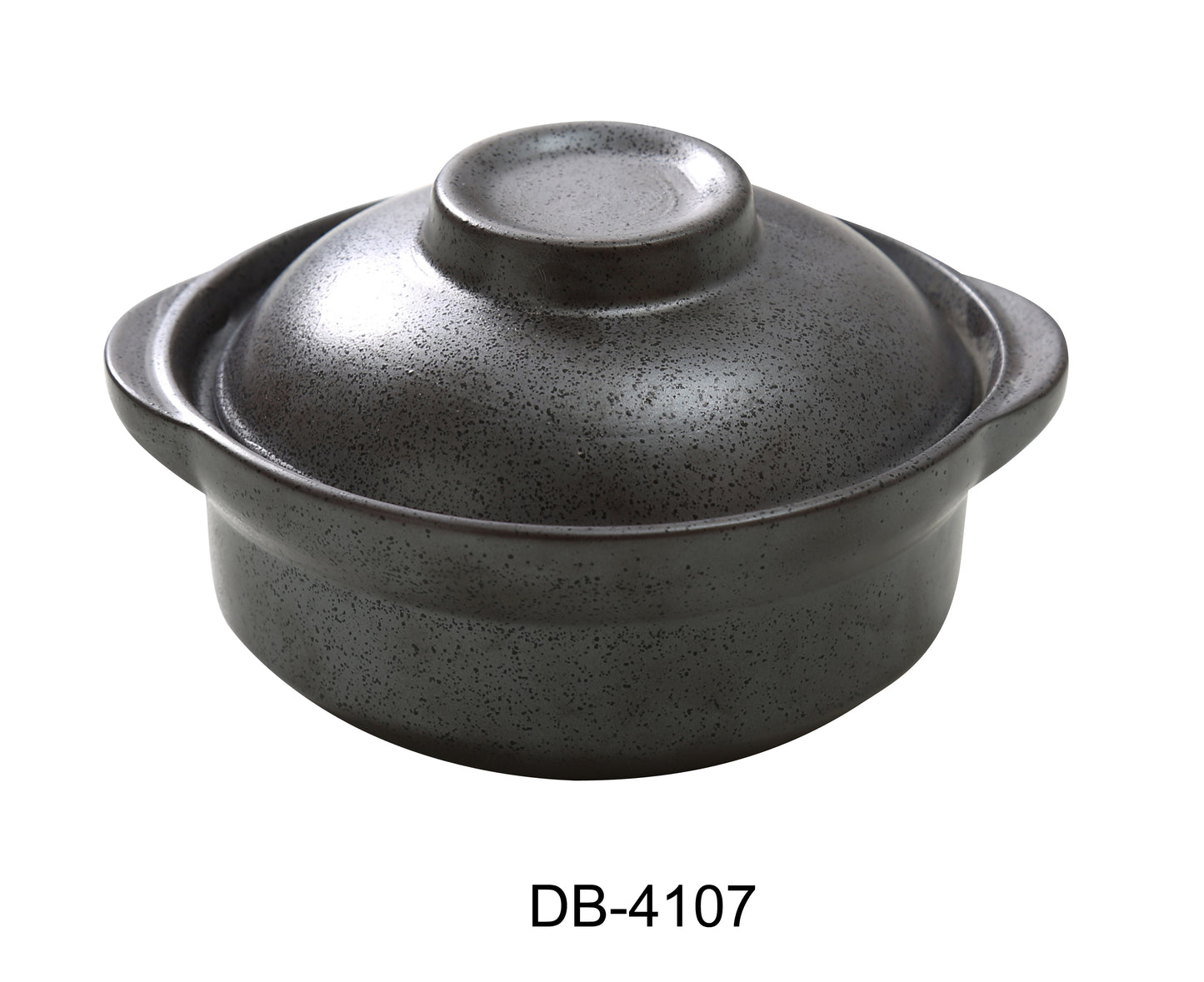 Yanco DB-4107 Diamond Black 6.5" Skillet with LID 20 OZ