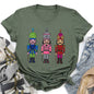 Sparkly Nutcrackers, Glitter Effect, Christmas Super Soft Tees