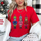 Sparkly Nutcrackers, Glitter Effect, Christmas Super Soft Tees