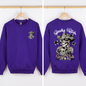 Spooky Bitch Social Club, Skeleton, Coquette, Halloween, Trending Graphic Sweatshirt