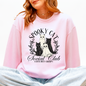 Spooky Cat Social Club, Cute, Halloween, Ghosts, Witch Sweatshirt