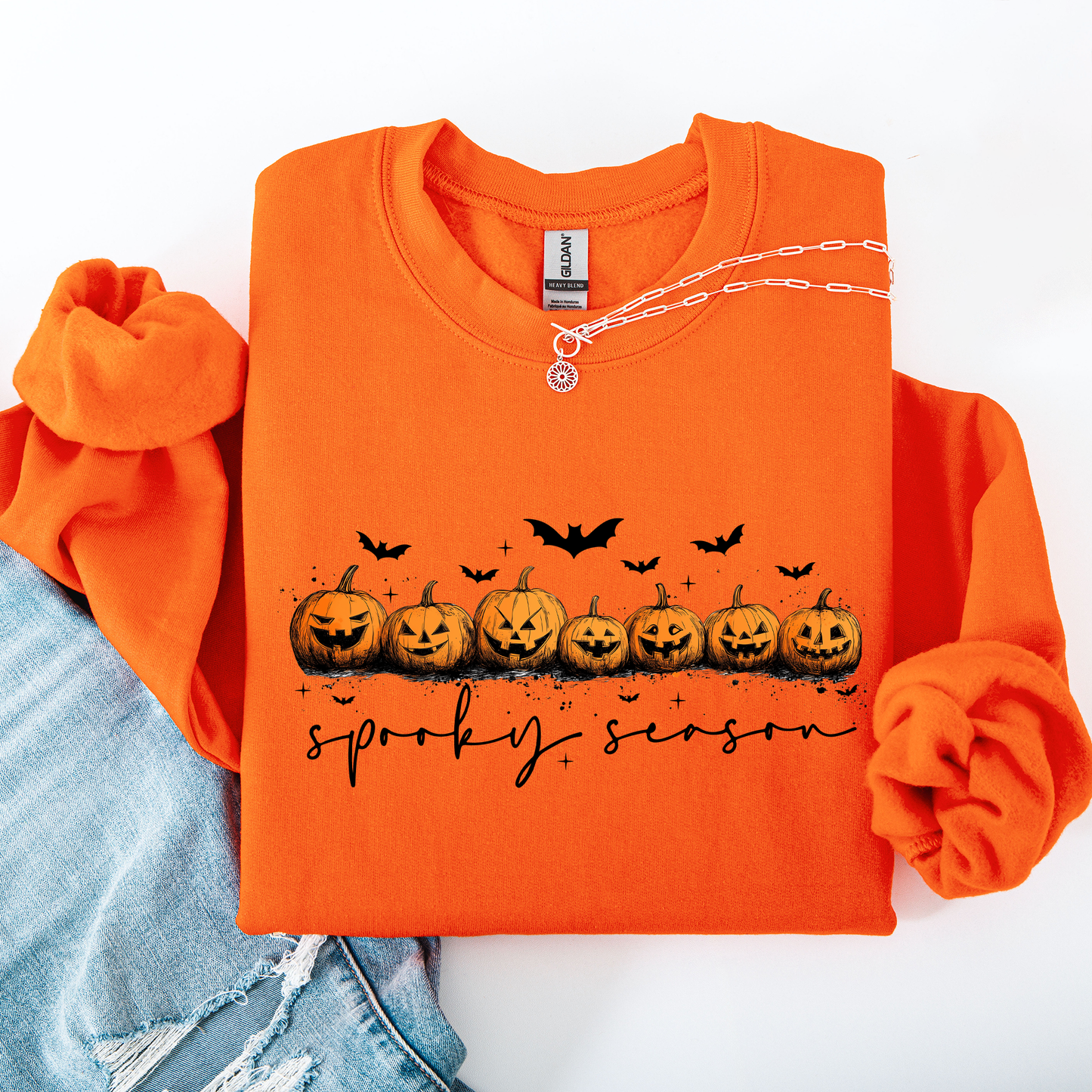 Spooky Season, Pumpkins, Halloween Sweatshirt