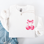 Spooky Skull Cherries, Coquette, Halloween, Skeleton Sweatshirt