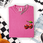 Spooky Skull Cherries, Halloween, Skeleton, Stars, Comfort Colors T-Shirt