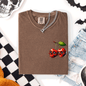 Spooky Skull Cherries, Halloween, Skeleton, Stars, Comfort Colors T-Shirt