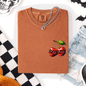 Spooky Skull Cherries, Halloween, Skeleton, Stars, Comfort Colors T-Shirt