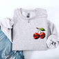 Spooky Skull Cherries, Halloween, Skeleton, Stars Sweatshirt