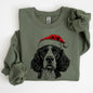Springer Spaniel, Santa, Dog, Christmas, Dog Lover, Pet Sweatshirt